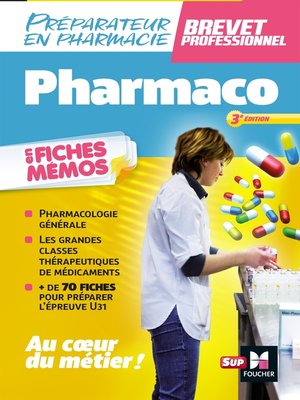 cover image of Pharmacologie--BP préparateur en Pharmacie 3e édition
